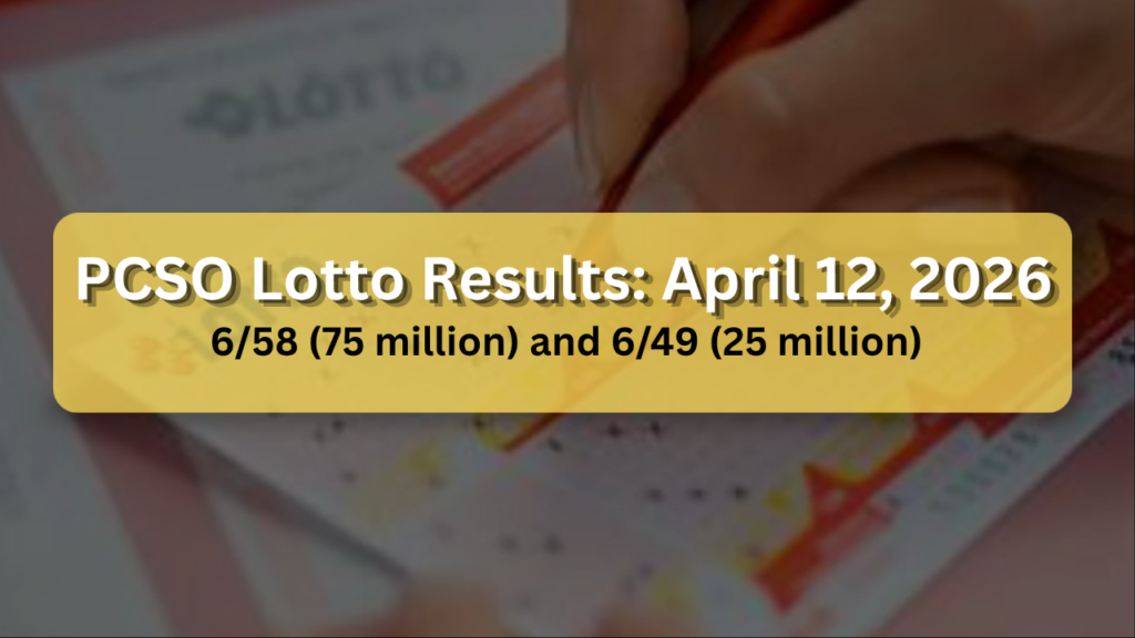 april 12 2026 lotto result