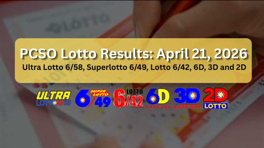 april 21 2026 lotto result