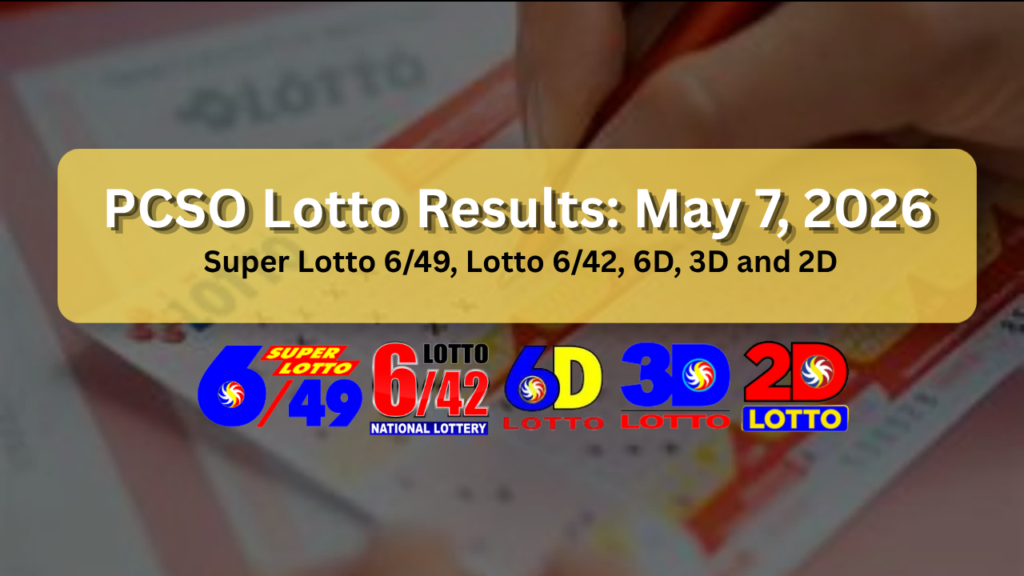 may 7 2026 Lotto Result