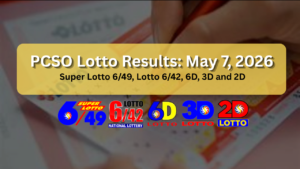 may 7 2026 Lotto Result